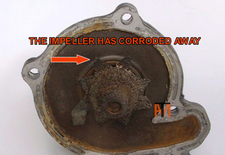 Corroded Micra Water Pump